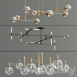 Altona Temper Gap Chandeliers Collection Pendant light 3D Models 