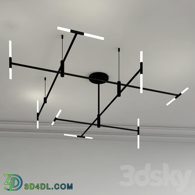 Altona Temper Gap Chandeliers Collection Pendant light 3D Models