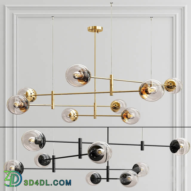 Altona Temper Gap Chandeliers Collection Pendant light 3D Models