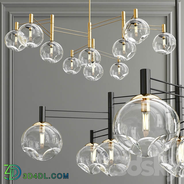 Altona Temper Gap Chandeliers Collection Pendant light 3D Models