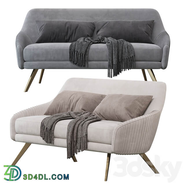 Roar Rabbit Pleated Sofa