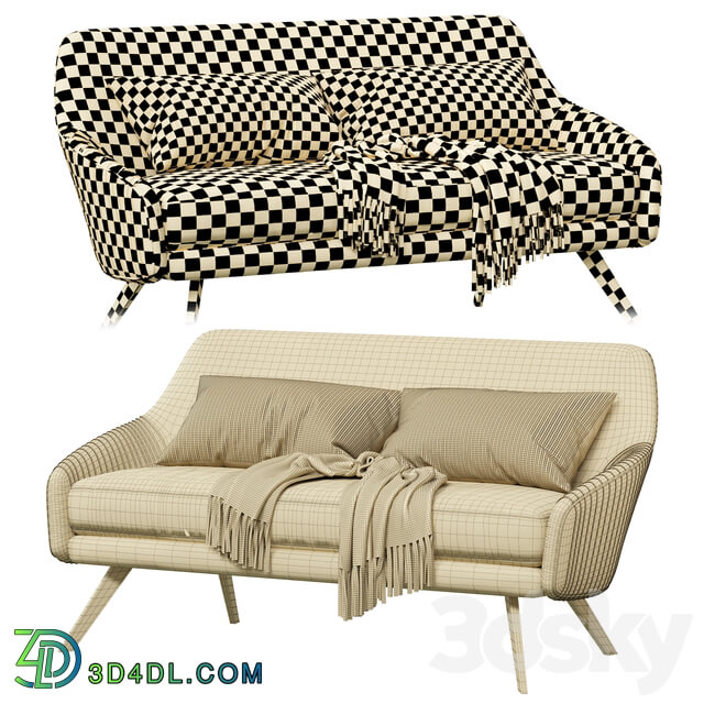 Roar Rabbit Pleated Sofa