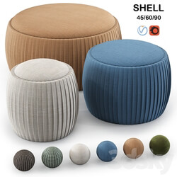 Dantone Pouf Shell 45 60 90 cm 