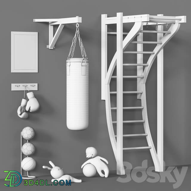 Toys and furniture set 78 Miscellaneous 3D Models