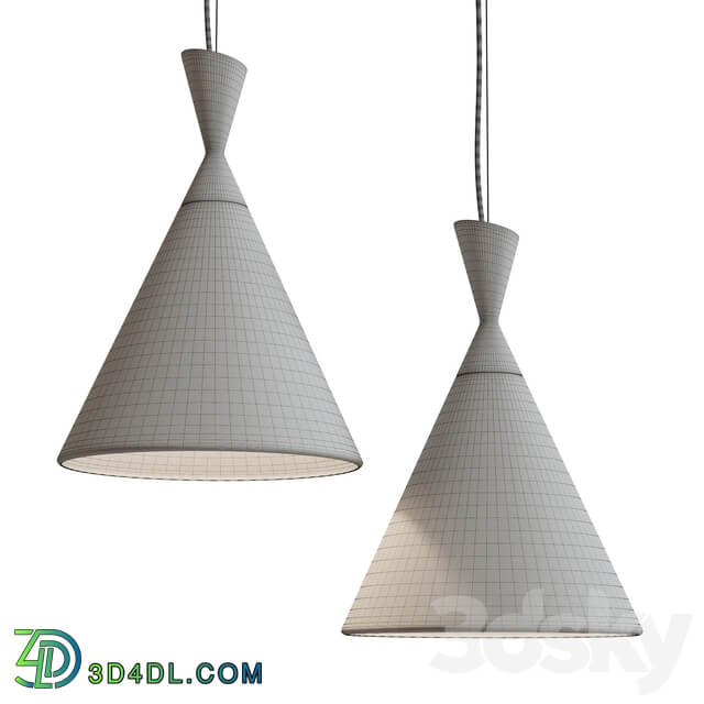 Delta light husk Pendant light 3D Models