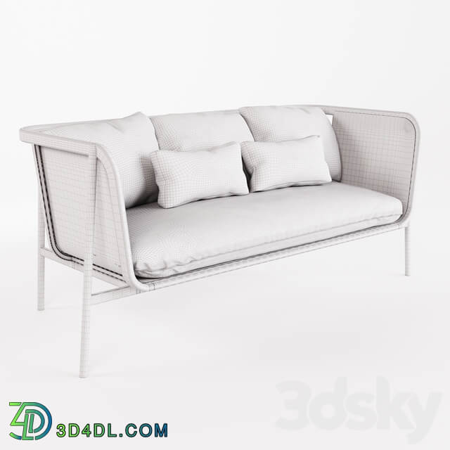 Cane Collection Rattan One Seat Sofa