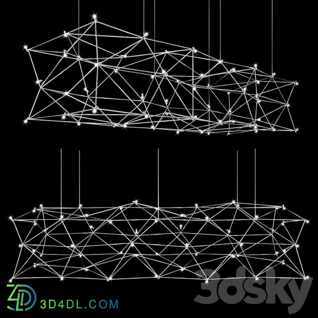 Sozvezdie line Pendant light 3D Models