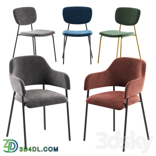 Deephouse chair Livorno Pisa Kerner La forma konnie 3D Models