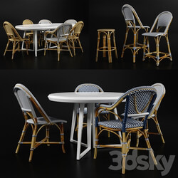 Table Chair Bar counter dinning chair and tables 