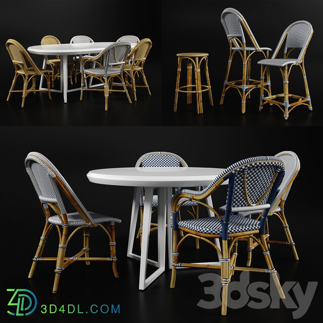 Table Chair Bar counter dinning chair and tables