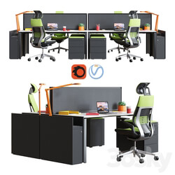 Steelcase Office Table FrameOne Work Space 
