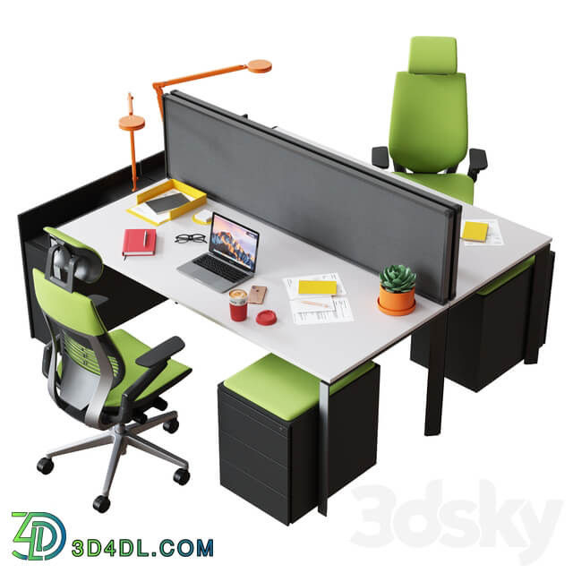 Steelcase Office Table FrameOne Work Space