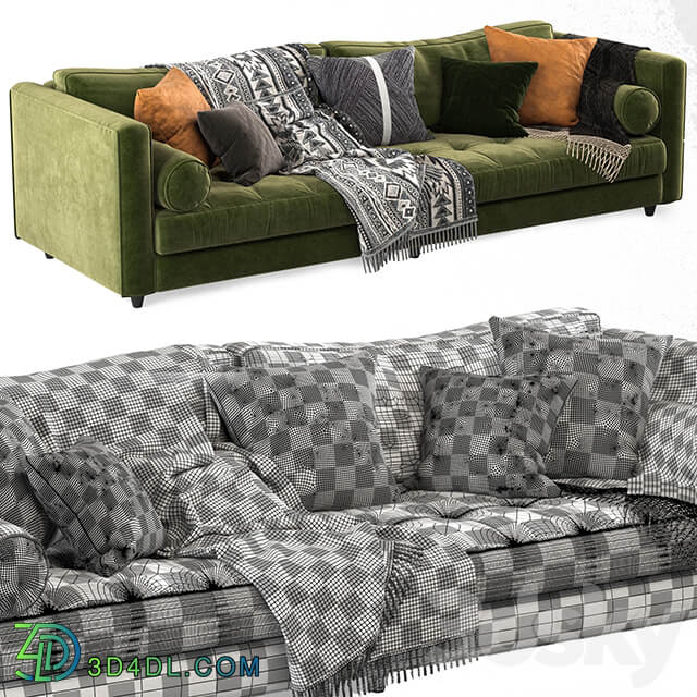 Article sven sofa Green 02