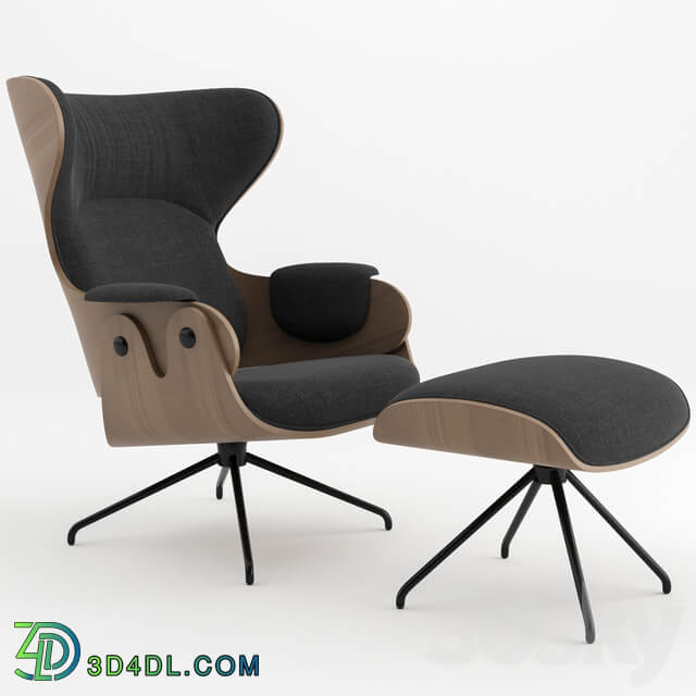 LOUNGER armchair by BD Barcelona