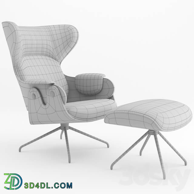 LOUNGER armchair by BD Barcelona