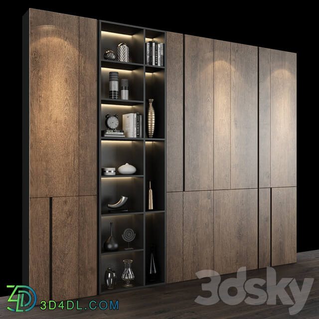 Wardrobe Display cabinets Furniture composition set 96