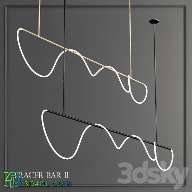 Tracer Bar II Pendant light 3D Models