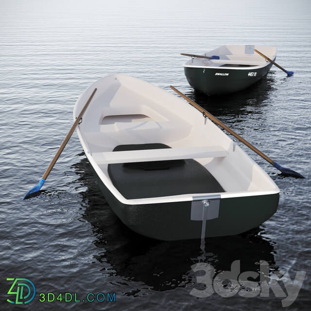 Rowing boat PELLA FJORD 3D Models