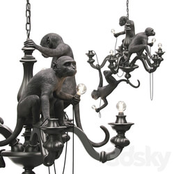 The monkey chandelier Pendant light 3D Models 