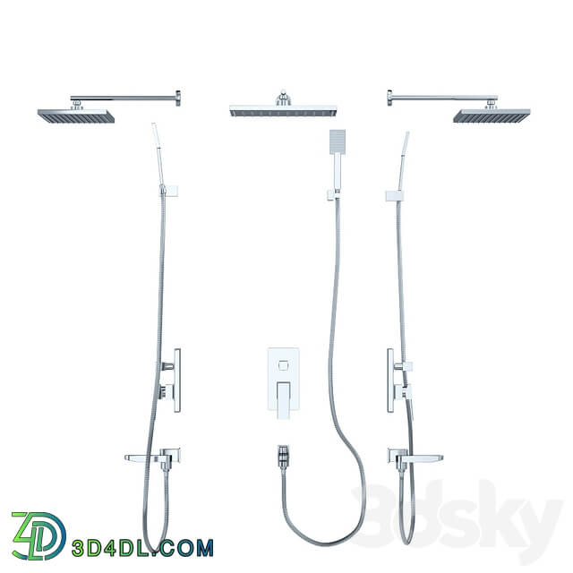 Shower system for concealed installation TIMO Selene SX 3069 00 SM 1013 