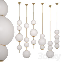 Chandelier beads lampatron Pendant light 3D Models 