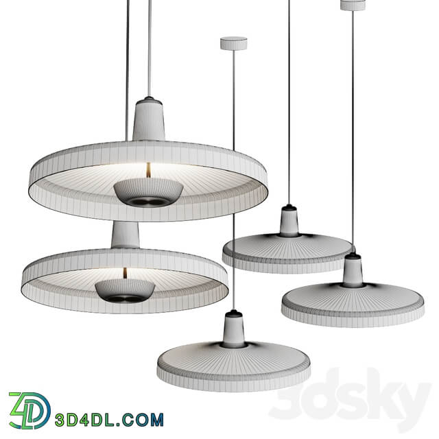 Pendant Lamp Grupa Arigato Ar Pl Adjustable Pendant Lamp Design by Grupa Collection Arigato Pendant light 3D Models