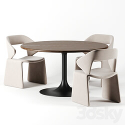 Table Chair Suit chair dining set by Artifort 