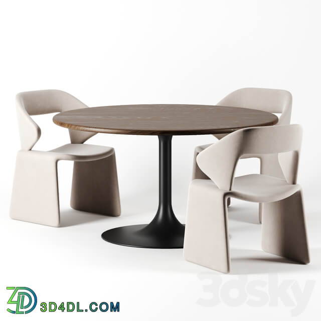 Table Chair Suit chair dining set by Artifort