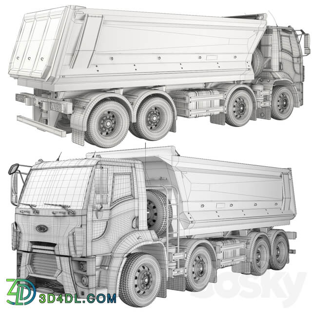 Ford Trucks 4142D DC dump truck