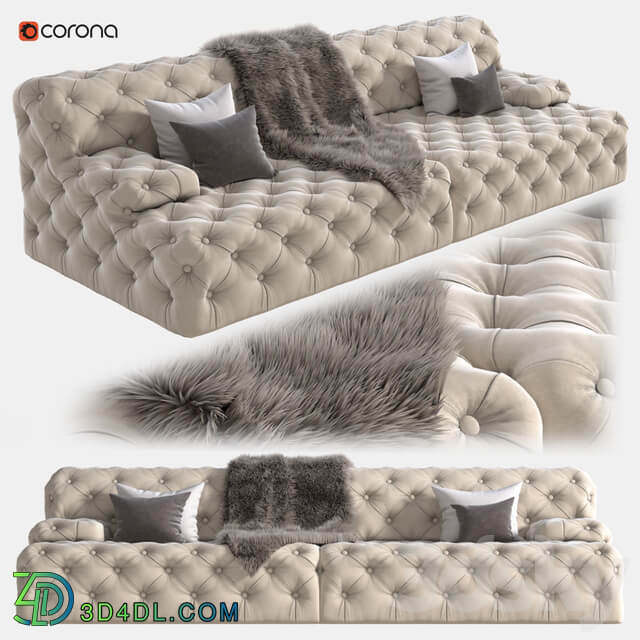 Beige sofa