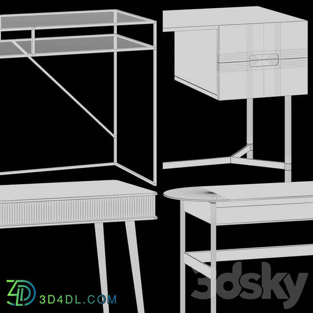 Lora Oblone Viva Sybil writing desk