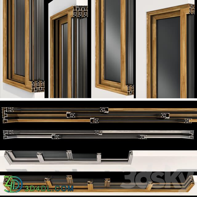 Sliding stained glass wooden doors