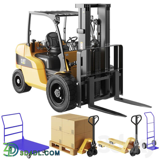 CAT Forklift Manual Loader and Warehouse Carts Kit