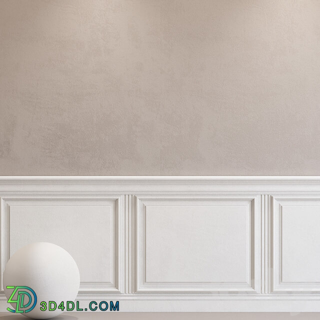 Stone Decorative plaster with molding 58