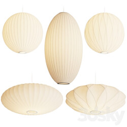 George Nelson Bubble Pendant Lamps Pendant light 3D Models 