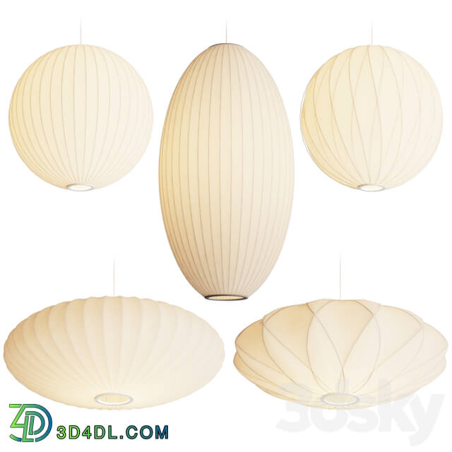 George Nelson Bubble Pendant Lamps Pendant light 3D Models