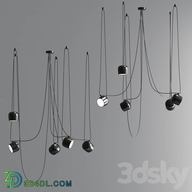 Modern Ceiling Light Suspension Pendant Pendant light 3D Models