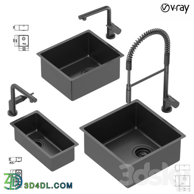 Collection of kitchen sinks 02