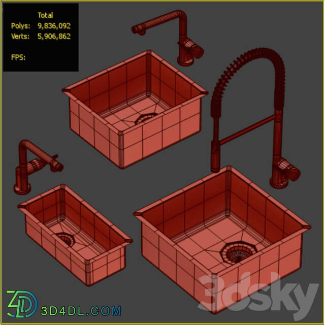 Collection of kitchen sinks 02