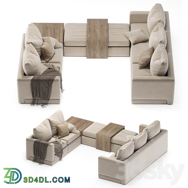 Minotti sofa cream