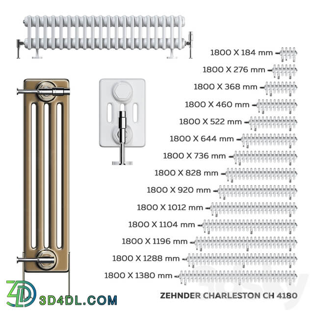 Zehnder Charleston radiators 4C