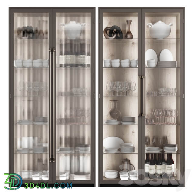 Wardrobe Display cabinets Сupboard with dishes My Design 1