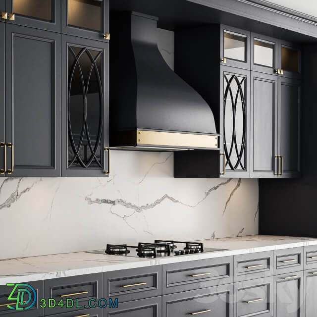 Kitchen Kitchen NeoClassic Dark Gray Set 22
