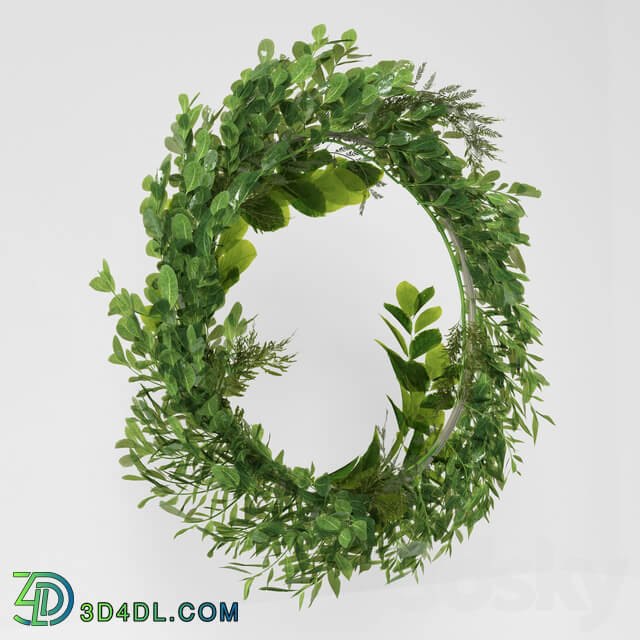 Wall hanging Green Leaf Ring 03