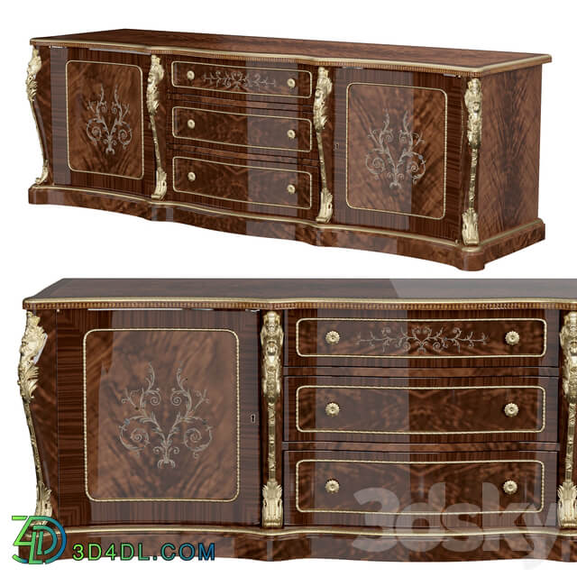 Sideboard Chest of drawer Theodore Alexander Overson Media