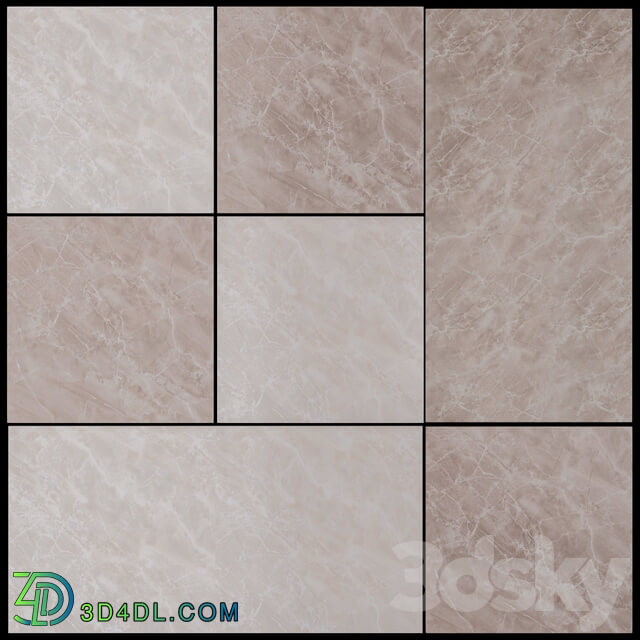 RICHMON BEIGE porcelain stoneware lapped tiles from KERAMA MARAZZI