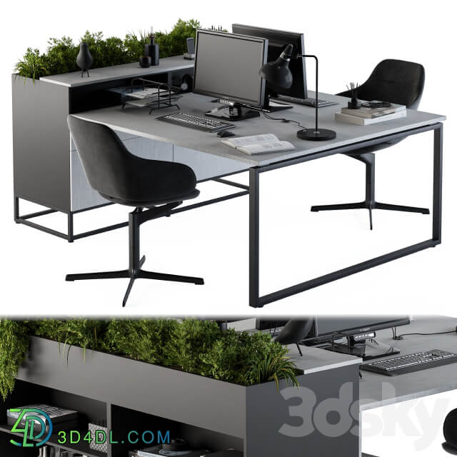 Office Furniture employee Set 15