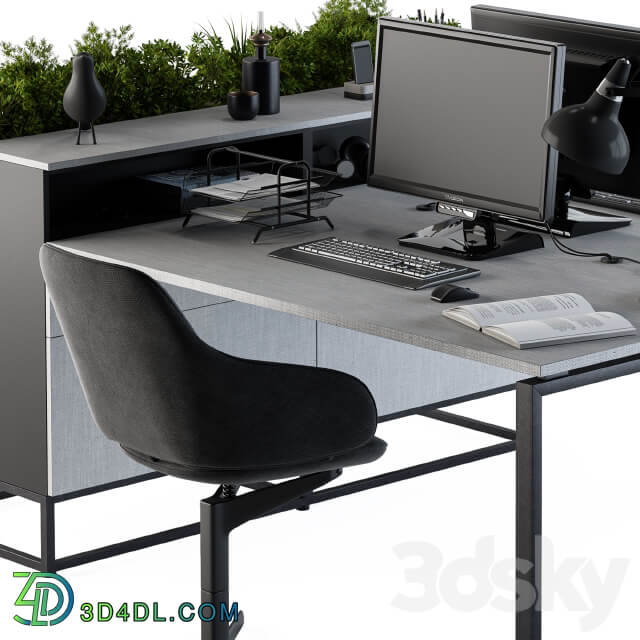 Office Furniture employee Set 15