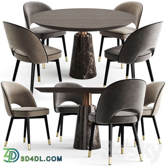 Table Chair Eichholtz Dining Table Genova And Chair Cliff