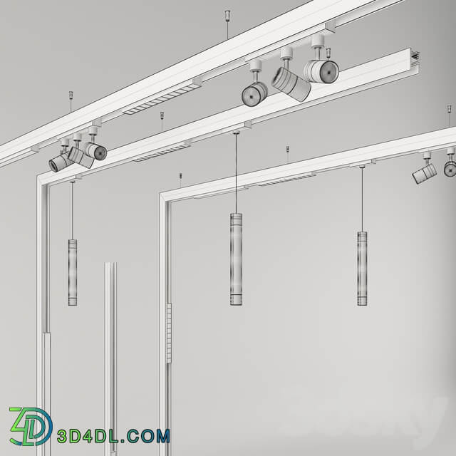 Ceiling lamp Magnetic Track light